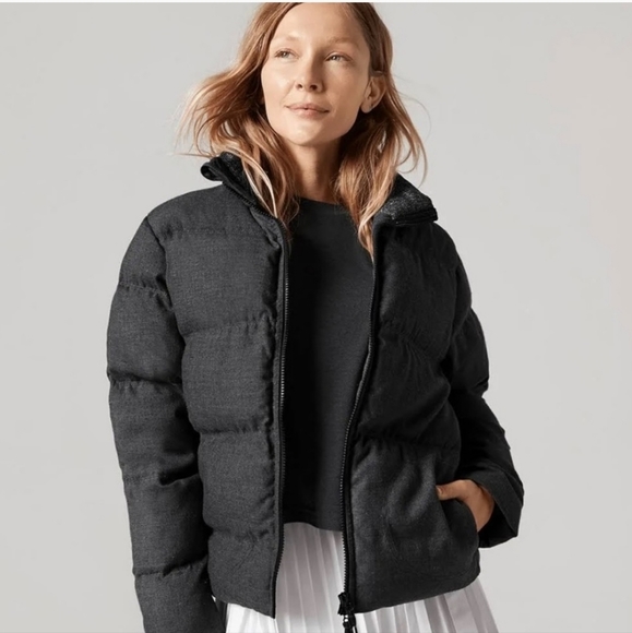Allbirds Trino Puffer Jacket Charcoal Grey NWT L - Picture 1 of 8
